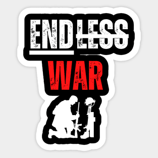 ENDLESS WAR MESSAGE Sticker